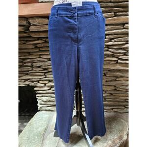 Size 12 Liz Claiborne Denim Wash Cotton Capris